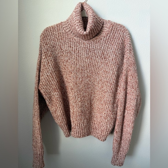 Future Collective Sweaters - Future Collective Reese Blutstein Womens Cropped Turtleneck Sweater XL